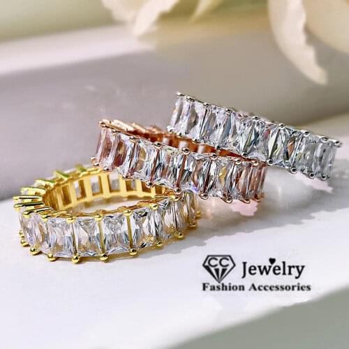 CC Luxury Fine Jewelry Rings Silver 925 Engagement Womens Ring Vintage Wedding Accessories Gift Drop Shipping CC3130