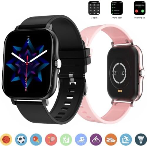 Digital Watch with Call Blood Pressure Heart Rate Sleep Monitoring Custom Dial Fitness Sports Smart Wristwatch for Android IOS
