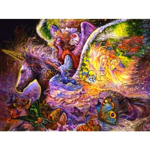 Dirll drawing cuadros full square embroidery Cross stitch 5d diamond painting kit set butterfly horse unicorn landscape woman 10