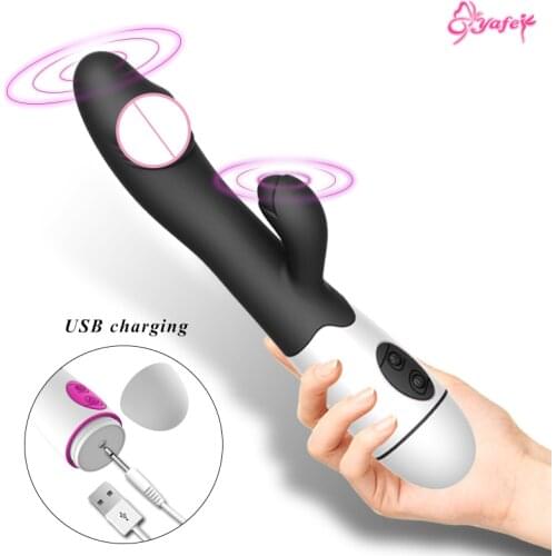 Electric 30 Speeds Vibrating Dildo Sex Toys for Women Rabbit Vibrator Vagina Clitoris Female Massager Masturbation Sex Products