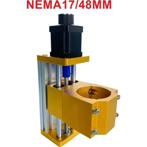 018 Plus CNC router Z axis parts T-Screw Aluminum Sliding platform 85mm Stroke Linear Actuator Kit compatible for Nema17/23