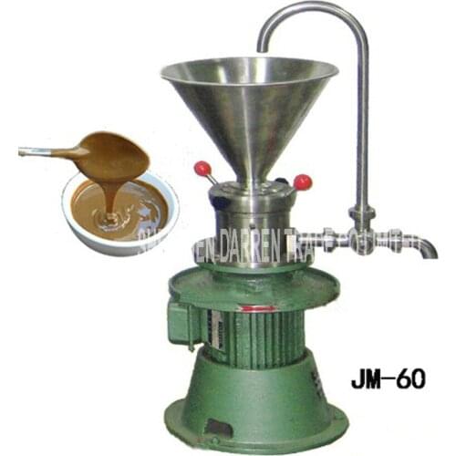 JM-60 Commercial maker 220V butter machine Peanut butter Sesame peanut butter machine do / Soymilk stainless steel