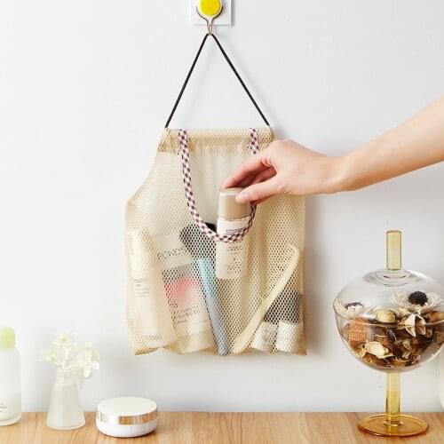JSWORK Mesh Bag For Fruit Vegetables Hanging Basket Reusable Kitchen Organizer Storage Rangements Accessories сетка для овощей