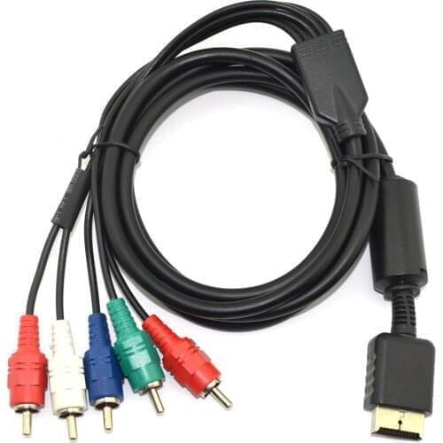 Component 5RCA AV cable Audio Video HD TV Cable For Playstion 2 For PS2 for PS3 Controller