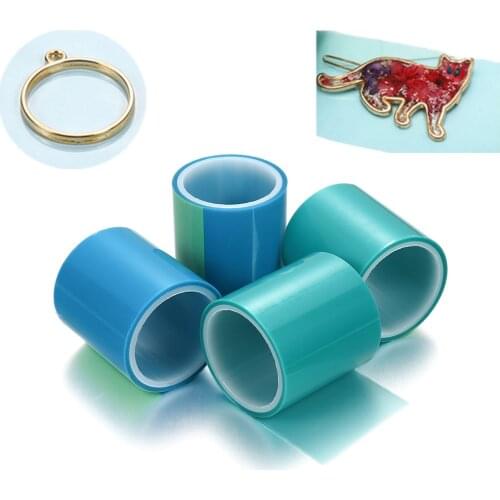 5m/roll Seamless Sticky Paper Traceless Tape For Pendant Epoxy UV Resin Hollow Open Metal Frame Bezel Setting DIY Jewelry Making