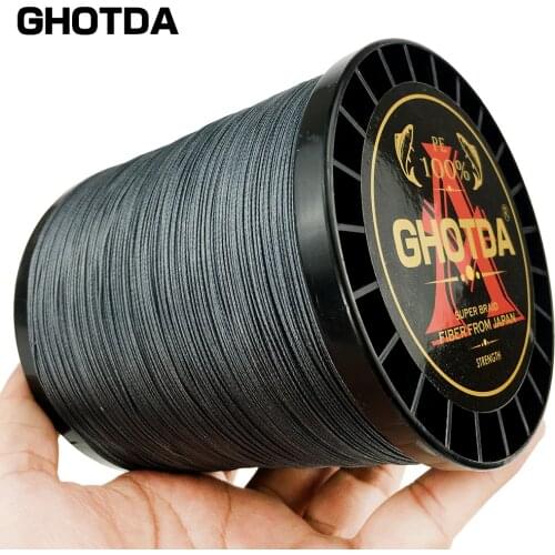 GHOTDA PE 12 Strands Braided Fishing line Japan super Multifilament Wire Saltwater 100M 300M 500M 1000M Accessories