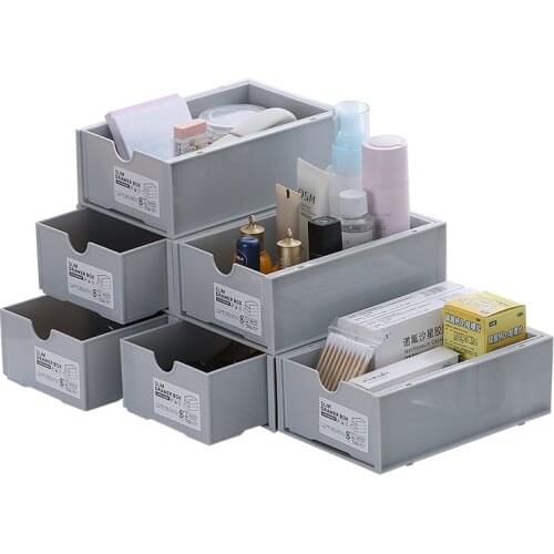 Desktop storage box cosmetic remote control rack office stationery small sundries drawer household goods household Organize