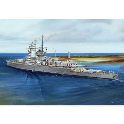 Trumpeter 05773 1/700 German Pocket Battleship Panzer Schiff Admiral Craf Spee 1937 Assembly Model Building Kits For Adults DIY