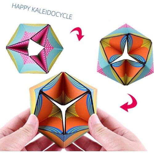 NEW Children Adult Decompression Toy Infinity Magic Cube Square Puzzle Toys Relieve Stress Funny Hand Game Turn Over The Toy
