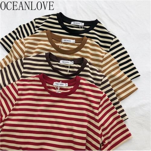 Женские свободные футболки Oceanlove China At AliExpress