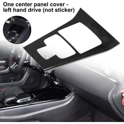 Panel Cover Compact Portable Carbon Fiber Center Console Panel Cover for Benz W118 2020 CLA/CLA200/260/A180AMG Left Drive