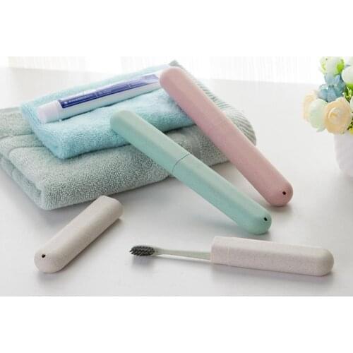 Portable ToothBrush Storage Box Travel Camping Toothbrush Case Cover Safety Health Bathroom Storage Organizer Box