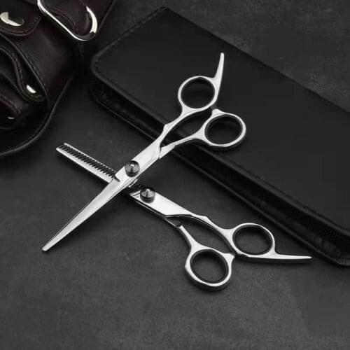 Hair cutting scissors Professional high quality set hairdressing sharpener 6.0 inch hairdresser barber Cutting Hair Chears