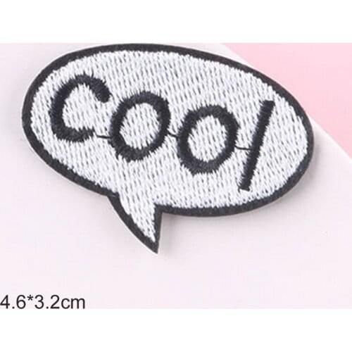Lovely Kids Cool Word Take It Easy Design Iron On Patch Clothes Patch For Clothing Girls Boys Embroidered Pathces