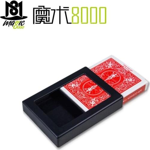 Magic Poker Vanishing Amazing Playing Card Poker Disappearing Box Easy To Do Magic Trick Kids Novelty Toys Gift New Fun Child