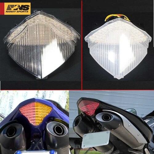 For Yamaha YZF R1 2004 2005 2006 Rear Tail Light Brake Turn Signals Integrated LED Light