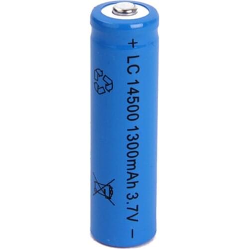 1pcs 14500 battery 3.7V 1300mAh li-ion rechargeable battery for Led flashlight rc toy batery 3.7v lipo