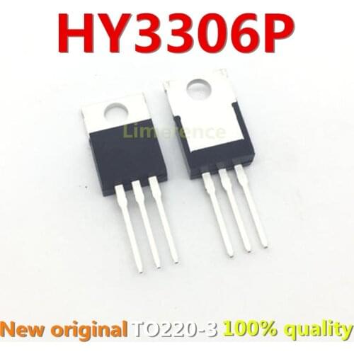 100% nuevo 50 unids/lote original MOSFET HY3306P HY3306 TO-220 60V 130A Transistor