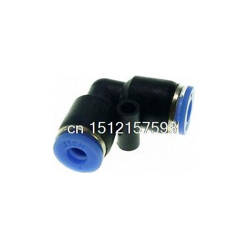 20pcs 8mm OD Pneumatic Connectors Elbow Fitting Equal L