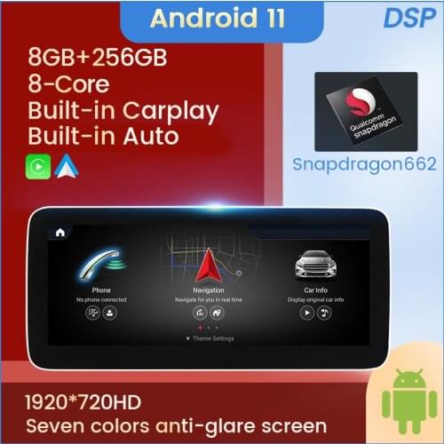 4G LTE 8+128G Android 10 Car radio Player GPS navigation for Mercedes Benz A W176 CLA C117 X117 GLA X156 with Carplay Auto WIFI