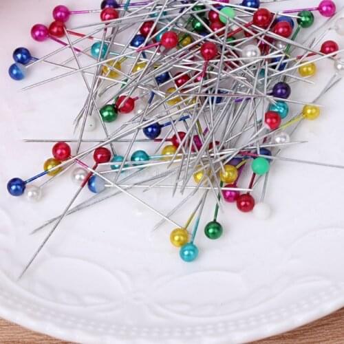 100 Pcs Pack Mix Color Round Head DIY Craft Location Pins Push Map Tacks Pins Au17 19 Dropship