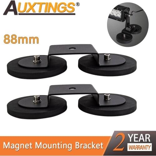 Auxtings Strong Magnetic Base Mounting Bracket Lamp Holder LED Work Light Bar Magnet Sucker For Car Offroad SUV ATV UTB Pickup