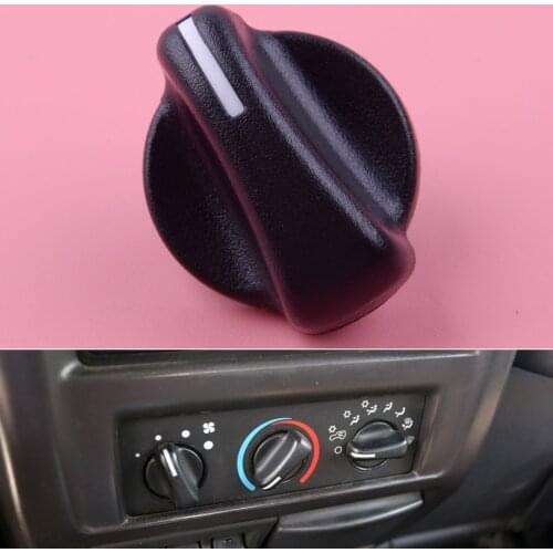 DWCX 05011218AC Plastic A/C Car Heater Blower Fan Speed Control Knob Fit For Jeep Wrangler Dodge Ram Van 1500 2500 3500