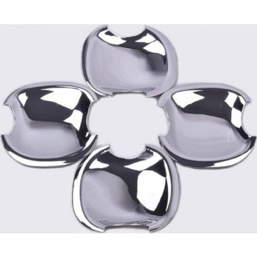 FUNDUOO New ABS Chrome Door Handle Cup Bowl For Toyota Yaris Vios 2006 2007 2008 2009 2010 Corolla 2003 - 2013 Car Styling