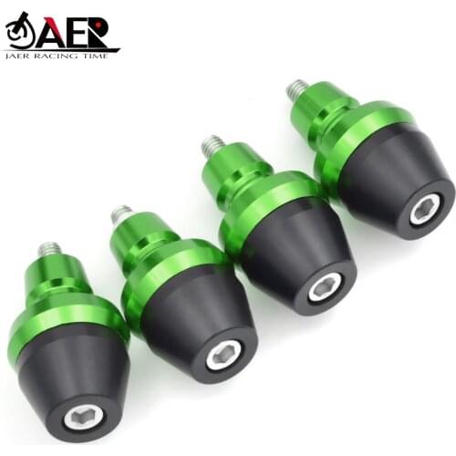 JAER 6mm Motorcycle Front Fender Frame Slider Screw Bolt Fork Protector for Kawasaki Z750 Z650 Z800 Z900 Z1000 NINJA ZX6R ZX10R