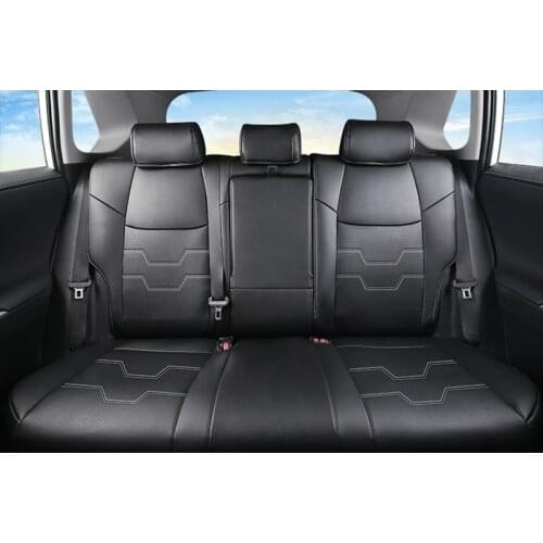 Car Seat Cover Set for Toyota RAV4 RAV 4 2020 Seats Protector 5 Seats for Fuel Car And Hybrid Car Front Seat And Rear Seat