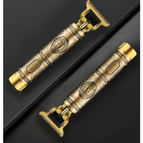 USB Rechargeable T9 Baldheaded Hair Clipper Electric Hair Trimmer Cordless Shaver Trimmer 0mm Men Barber Hair Cutting Machine