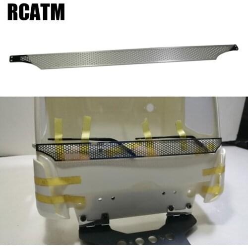 Metal Stainless Steel Explosion-proof Net Decoration For 1/14 Tamiya RC Truck BenZ Actros 56348 3363 56335 DIY