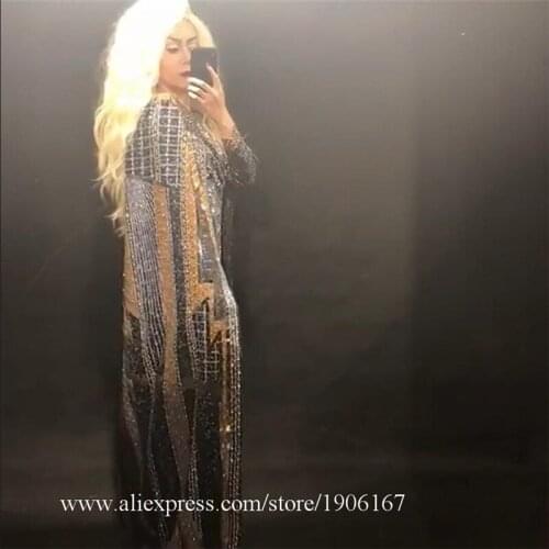 Model Castwalk Show Sexy Lady Clothes Stage Performance Halloween Cloak Nightclub Bar KTV Dance Wear O