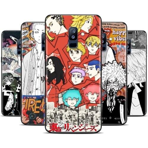 Tokyo Avengers For Samsung Galaxy A8 A9 A7 A750 A6 A5 A3 A6S A8S Star Plus 2016 2017 2018 Black Soft Phone Case