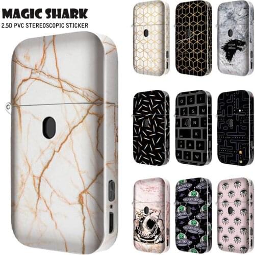 Magic Shark Marble Keyboard Stone Print Eyes Cover Full Wrap Skin Film Sticker for Aurura Play