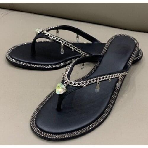 2021 New Women Fashion Slipper with flat Summer Fashion Sandals Free Shipping