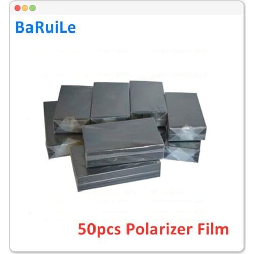 BaRuiLe A+ 50pcs Lcd Polarizer Polarization film for iPhone 8 7 6s 6 Plus 5.5" Polarizing Film For iphone X 8P Free Shipping