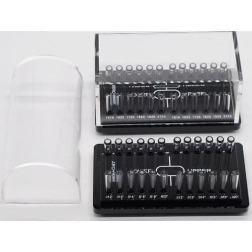 Dental Supply Orthodontic Acrylic Holder Case For Preformed Arch Wires