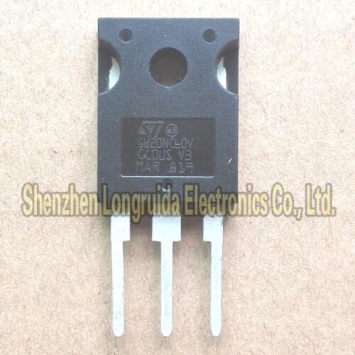 1PCS GW20NC60V STGW20NC60V TO-247 IGBT TRANSISTOR 20A 600V