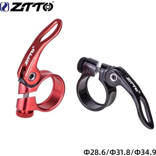 ZTTO MTB Road Bike Quick Release Ultralight Bicycle Seat Post Clamp Aluminum Bike Seatpost Clamp Saddle Lock 28.2 31.8 34.9mm