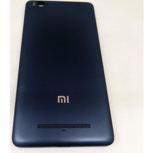 5.0" Battery Back Cover For Xiaomi MI4I MI4C MI 4I 4C Rear Housing Door Case With Flash Replacement Parts With Logo