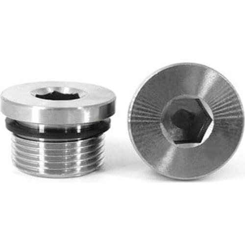 1pcs G1/8 G1/4 G3/8 G1/2 G3/4 G1 G1-1/4 G1-1/2 G2 stainless steel 304 Allen flange plugs grup hex socket whit ED oil drain plug
