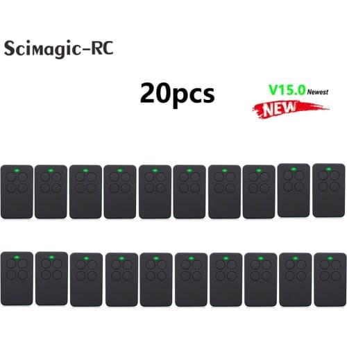 20pcs Garage Command Gate Control Transmitter 433mhz 868MHz Remote Control Replicator 287-900mhz Copy Multi Brand Garage Door