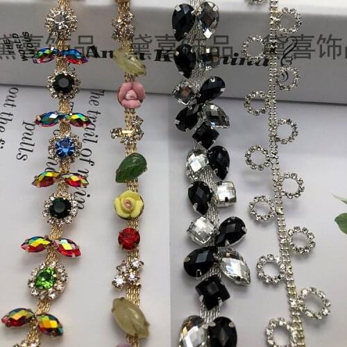 50cm gembling rhinestone sticker sheets luxurious phone case decor Self Adhesive Scrapbooking Sticker shoes decoration