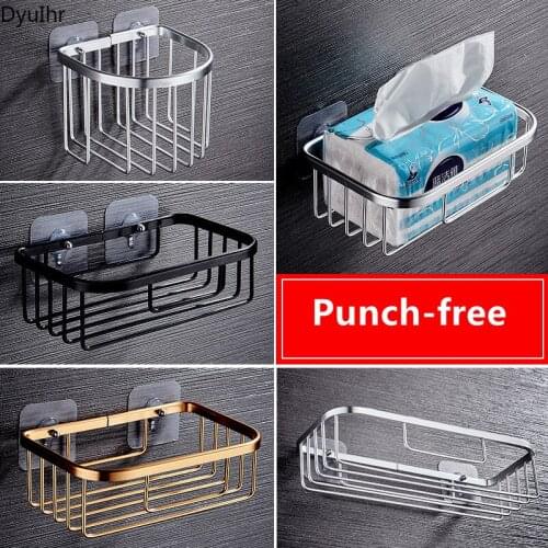 Bathroom accessories punch-free toilet tissue box toilet paper rack creative toilet suction cup toilet paper holder roll holder
