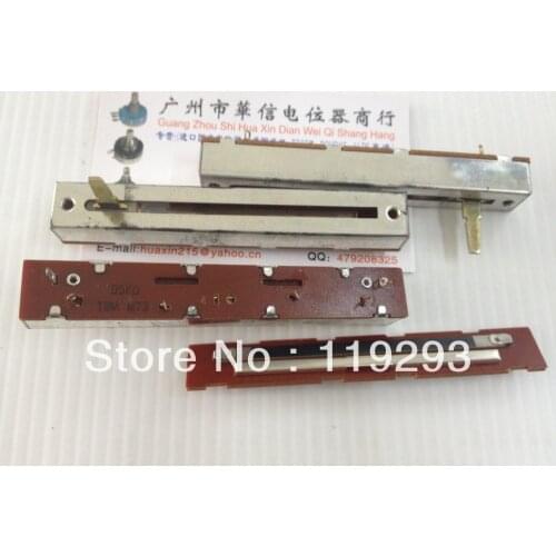 [BELLA]Japanese TBM SL-60N 8.8 cm Single Slide fader potentiometer D5K-15D--10PCS/LOT