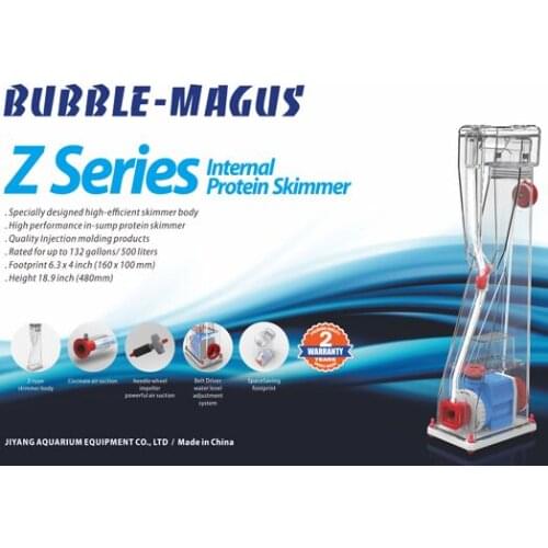 Bubble Magus Z5 Z6 Z7 Z8 Mute Built-in Protein Separator Sea Water Tank Filter Brush Needle Pump