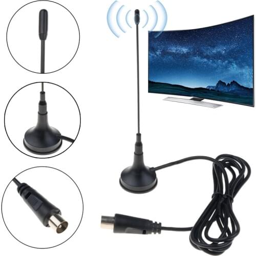 Kebidumei Digital DVB-T TV Antenna 5dBi Freeview Mini HDTV Antenna Aerial Booster For DVB-T HDTV Box