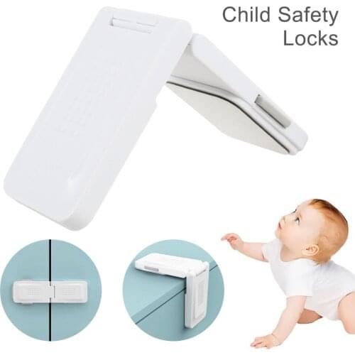 1PC Child Safety Cabinet Lock Baby Protector To Prevent Babies security From Opening The Door At Will Plastic Safety Lock
