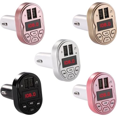 FM Transmitter Bluetooth Car Wireless Auto Car LCD Display Car Kit Stereo Music Audio MP3 Player Mini FM Transmitter